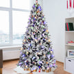 Pre-Lit Snow Flake Christmas Tree