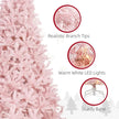 Pre-Lit Pink 7.5ft Christmas Tree