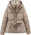 Women's Short Tie-front Warm Coat