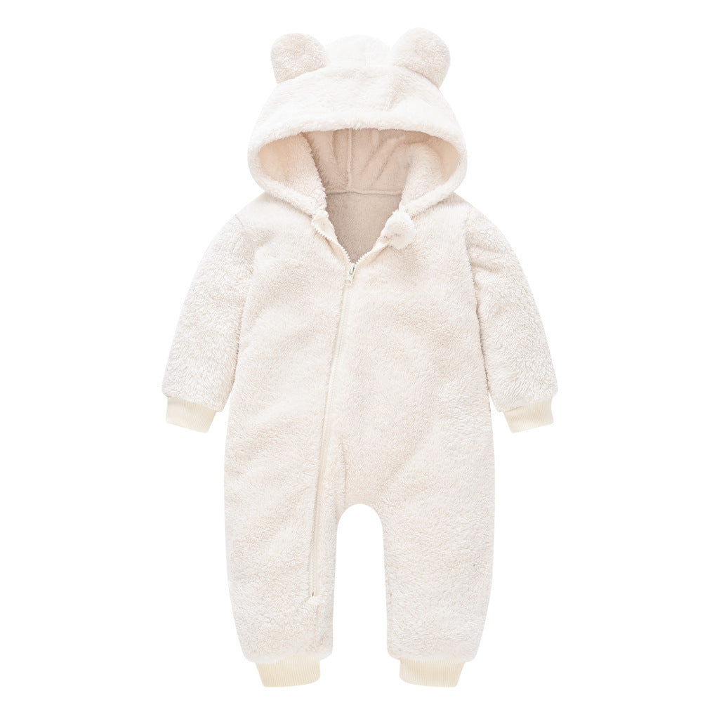 Cute Wool Sweater Jumpsuit Suitable For Babies