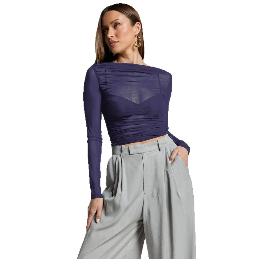 Mesh Slim-Fit Top