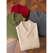 Men's Collar Wool Pullover Sweater