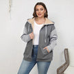 Women's Color-Block Fleece Hoodie