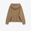 Women's Zipper Knit Hooded Sweatshirt