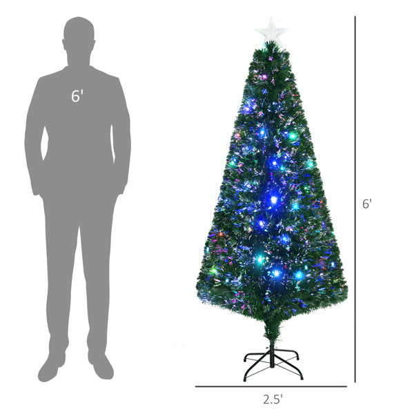 Pre - Lit PVC Branches Christmas Tree