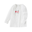 Girls Strawberry Cotton Long-sleeve T-shirts