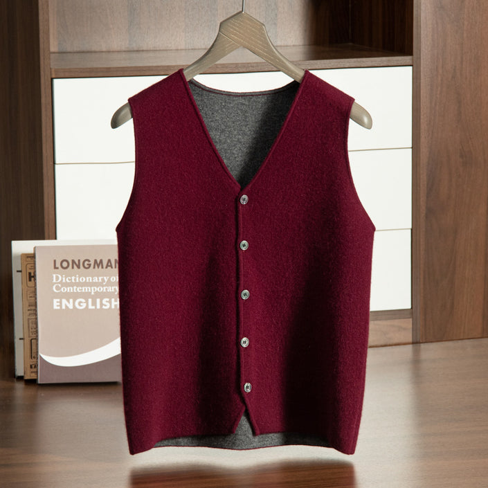 Men's V-neck knitwear