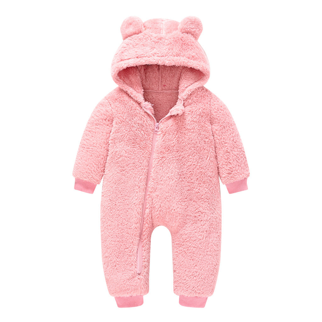 Cute Wool Sweater Jumpsuit Suitable For Babies