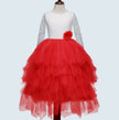 Children's Lace Long-sleeved White Lace Princess Dress