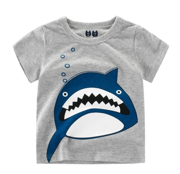 Boys Cotton Short Sleeves T-shirt