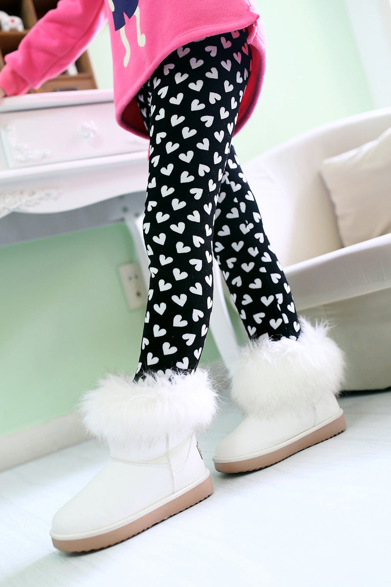 Girls' Multiple Design Warm Leggings