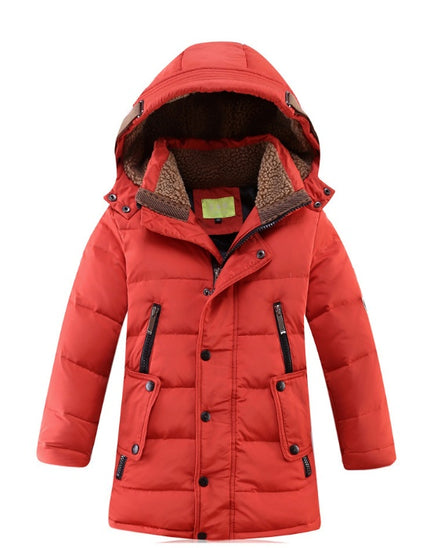 -30 Degree Children's Winter Jackets Duck Down Padded Outerwear