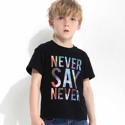 Kid's letter print T-shirt