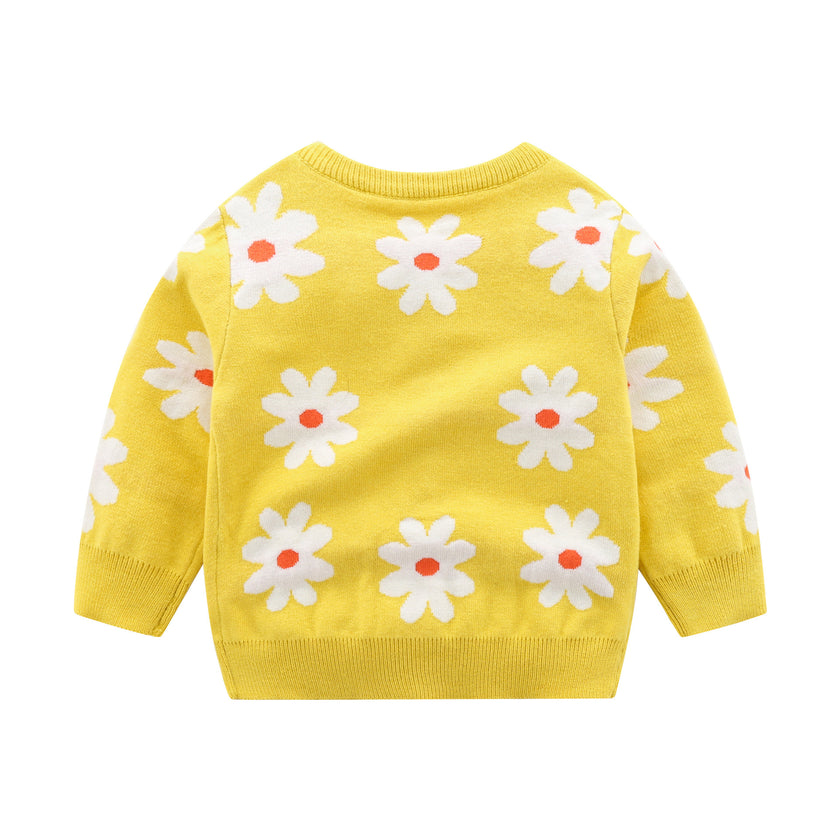 Girl's knitted Bow Sweater