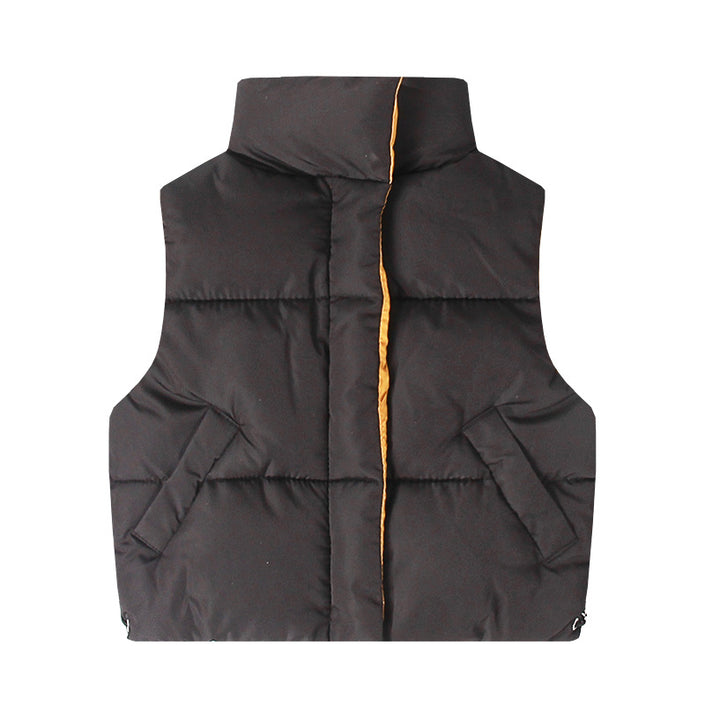 Girls down cotton vest