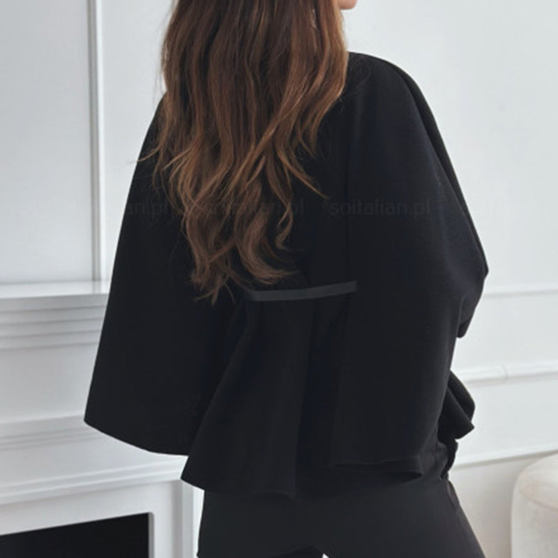 Women's Batwing Sleeve Cape Coat
