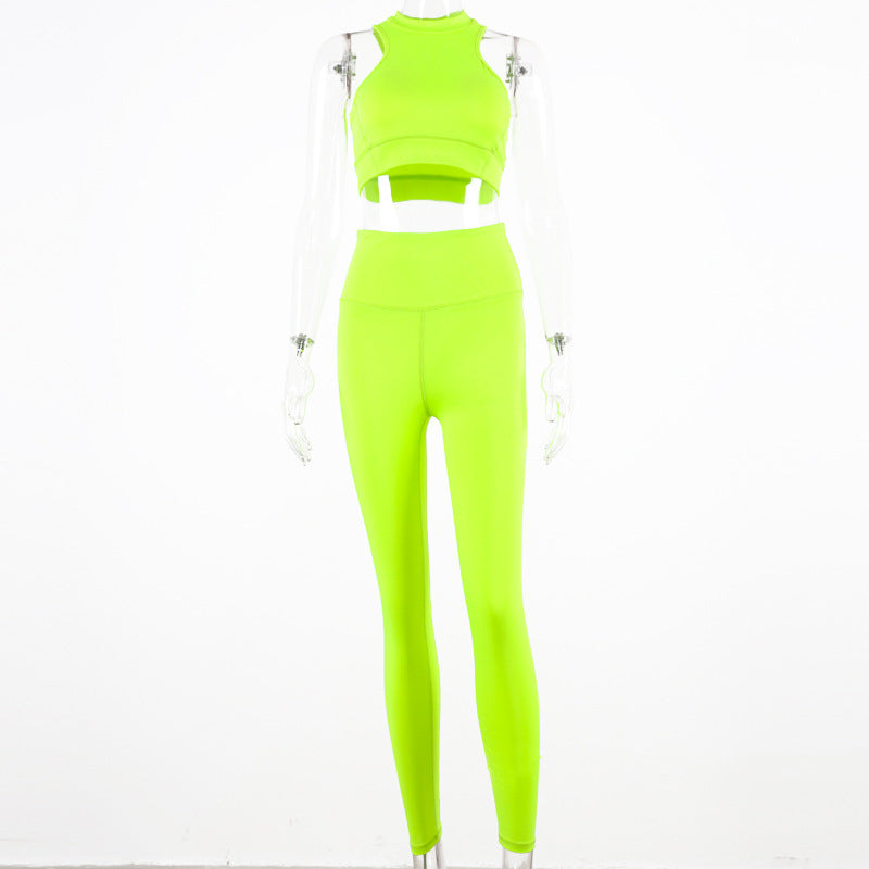 Yoga Vest Fashion Set