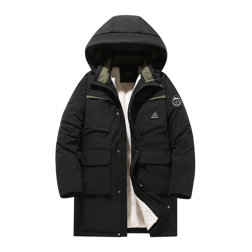 Men's Mid-length Extra-thick Winter Coat
