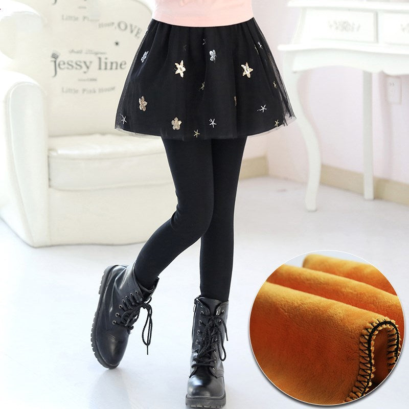 Girls Warm leggings