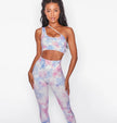 Oblique Shoulder Yoga Suit