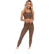Leopard Print Fitness Yoga Set
