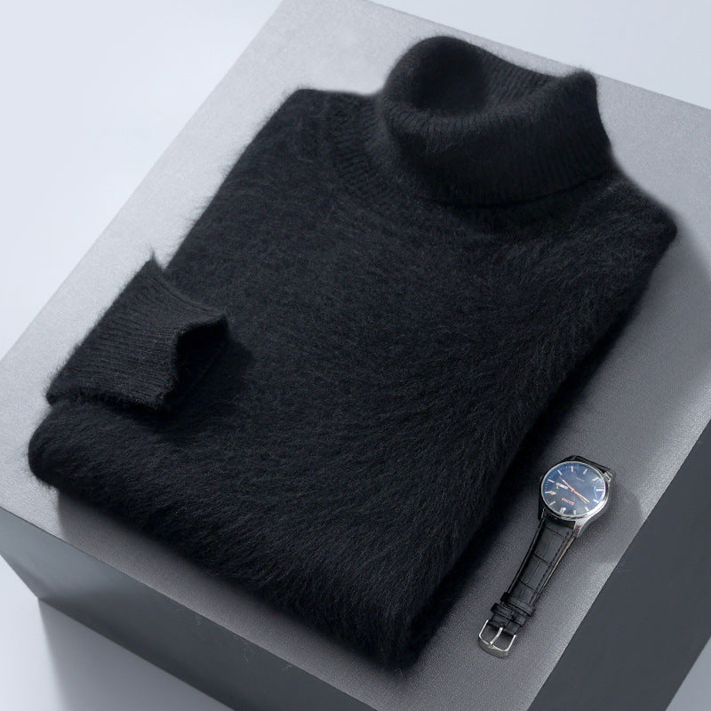Men's High-neck Cashmere Sweater