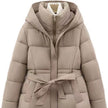 Women's Short Tie-front Warm Coat