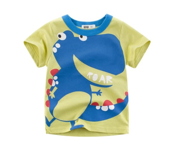Boys Cotton Short Sleeves T-shirt