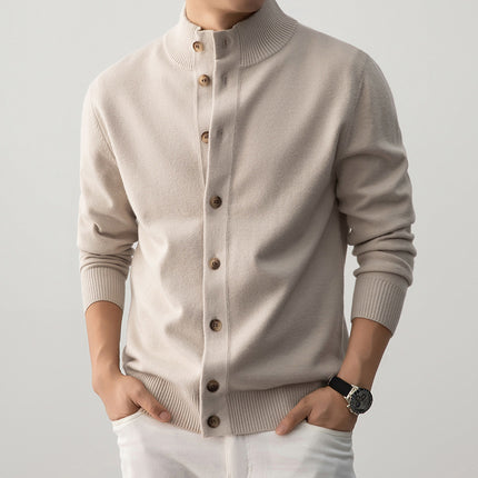 Casual Thick Semi-turtleneck Sweater Old Money Style