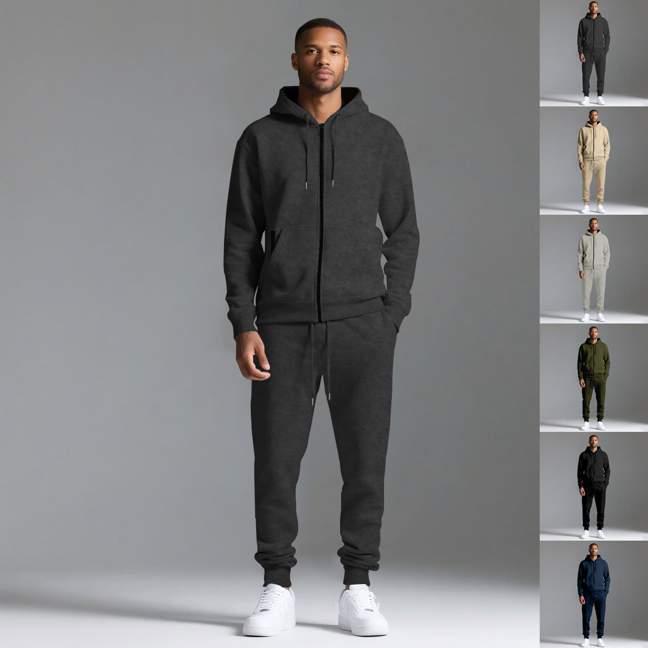 Men's Hooded Sportswear Set