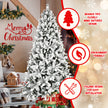 Pre-Lit Snow Flake Christmas Tree
