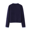 Women's Pleated Lace Collar Jacket