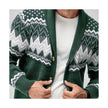 American Solid Long-sleeved Knitted Cardigan