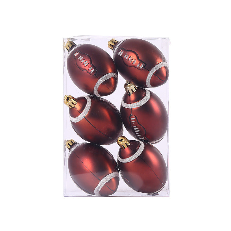 Holiday Sport Dress Up 6cm Christmas Tree Decoration