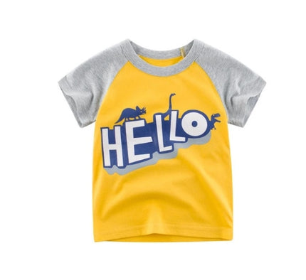 Boys Cotton Short Sleeves T-shirt