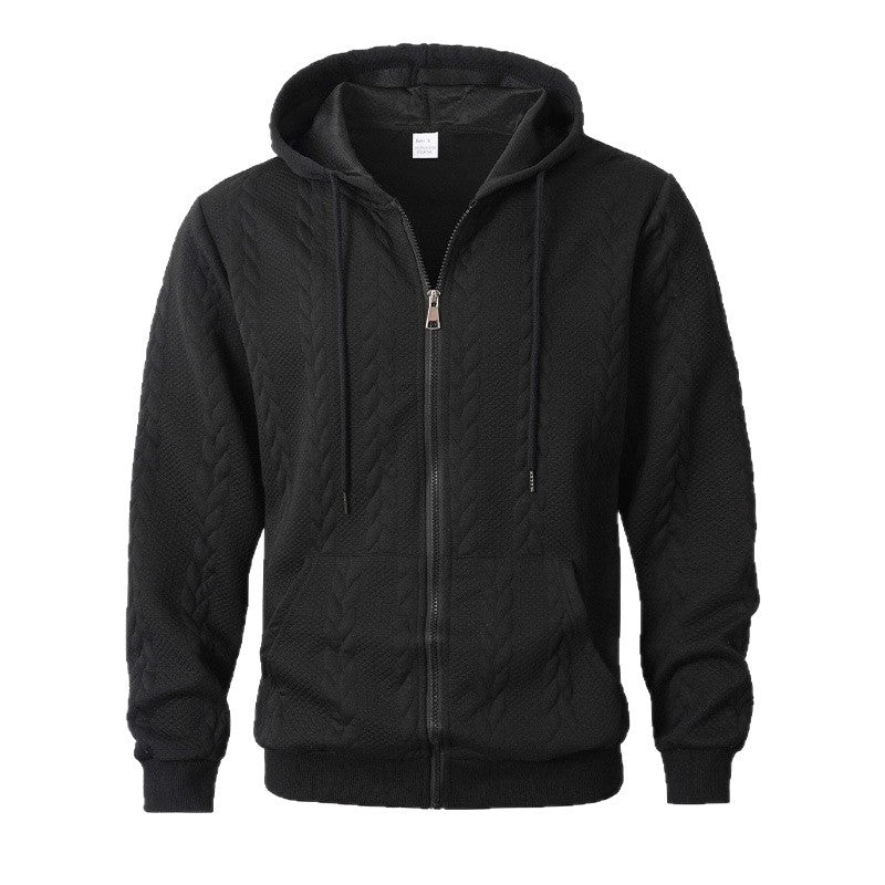 Patterned Casual Hoodie