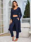 Women's Fuzzy 3 Piece Lounge Sets