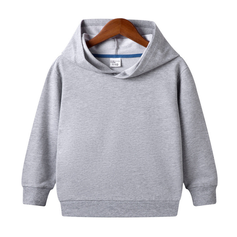 Pure Cotton Hooded Blank Sweater