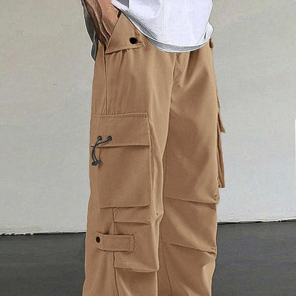 Men's Loose Straight Leg Quick-Dry Casual Trousers