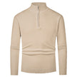 Men's Half Zipper Polo Long Sleeve Sweater