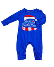 Family Matching Print Top And Plaid Pajamas Sets Xmas