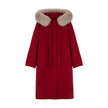 Big Fur Collar Coat