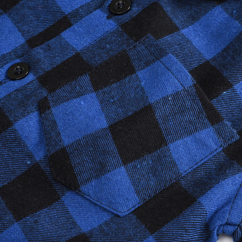 Boys Long sleeve Plaid Shirt