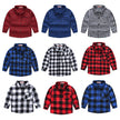 Boys Long sleeve Plaid Shirt