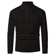 Men's Half Zipper Polo Long Sleeve Sweater