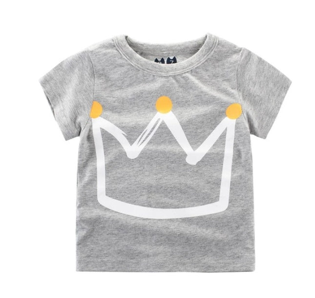 Boys Cotton Short Sleeves T-shirt
