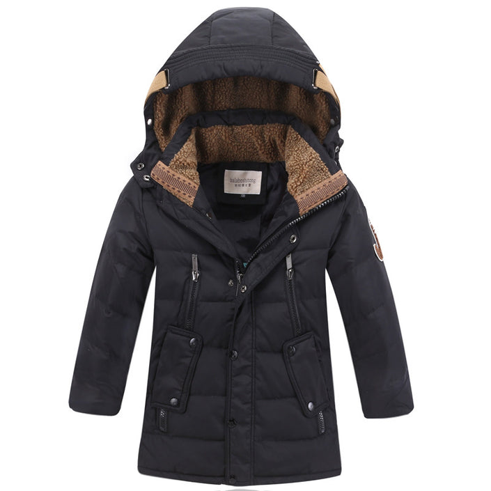-30 Degree Children's Winter Jackets Duck Down Padded Outerwear