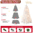 Pre-Lit Brilliant White Christmas Tree