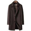 Men's Autumn And Winter Mid-length Detachable White Goose Down Inner Handmade Coat