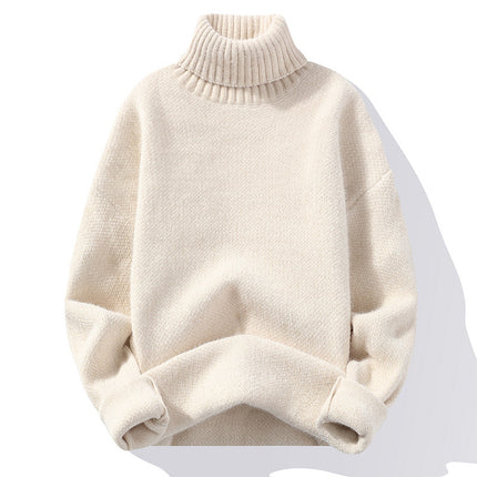 Autumn And Winter Thickened Casual Turtleneck Knitwear